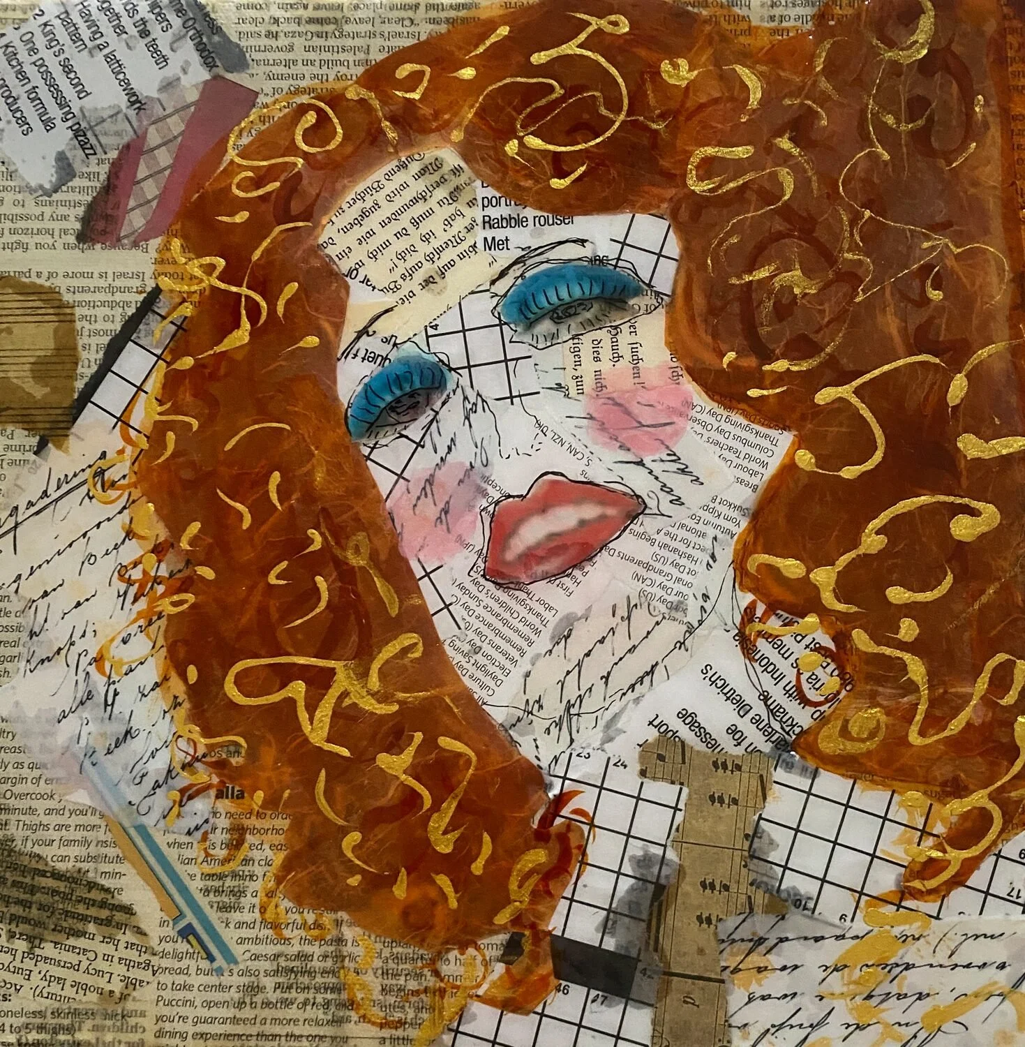 "The Divine Bette" by Wendy De Rycke
10 x 10 Mixed Media
$100
EMAIL: wendyannderycke@gmail.com