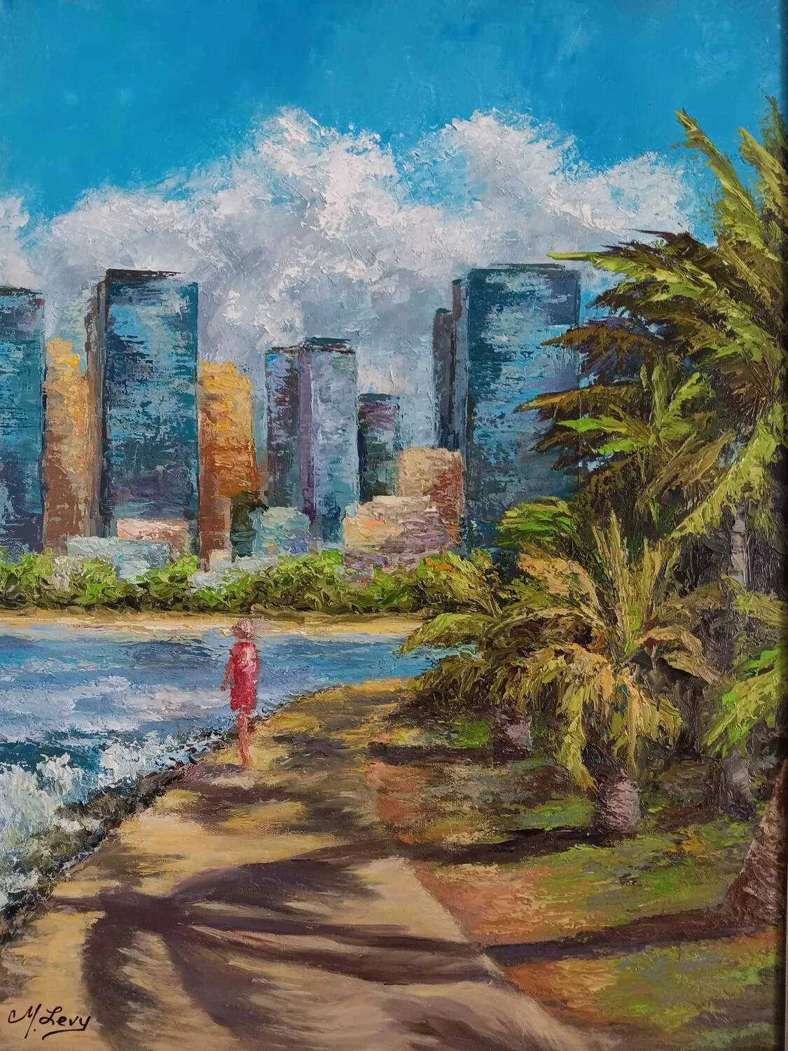 "Honolulu. Magic island" by Marina Levy
24 x 18 Oil
$500
EMAIL:  marinalevy0801@gmail.com