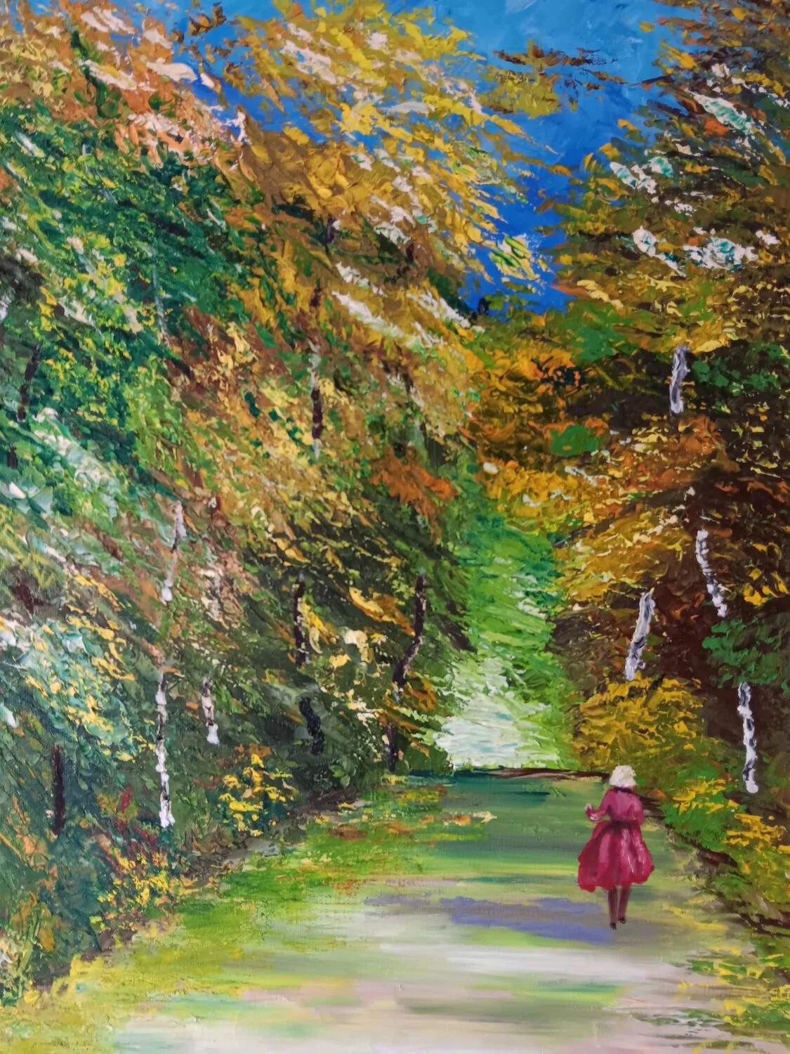 "Walk in the park" by Marina Levy
24 X 18 Oil
$500
EMAIL:  marinalevy0801@gmail.com