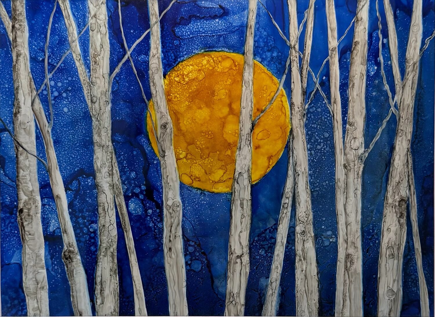 “Winter Night” by Barb Clark
11 x 14 Mixed Media
$100
EMAIL:  bsclark3@aol.com