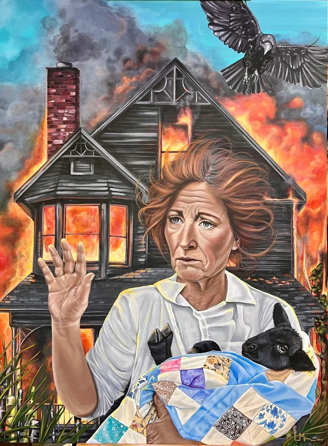 "The Goodbye" by Lori McCoy
48 x 36 Acrylic
NFS
EMAIL: artistlorimccoy@gmail.com