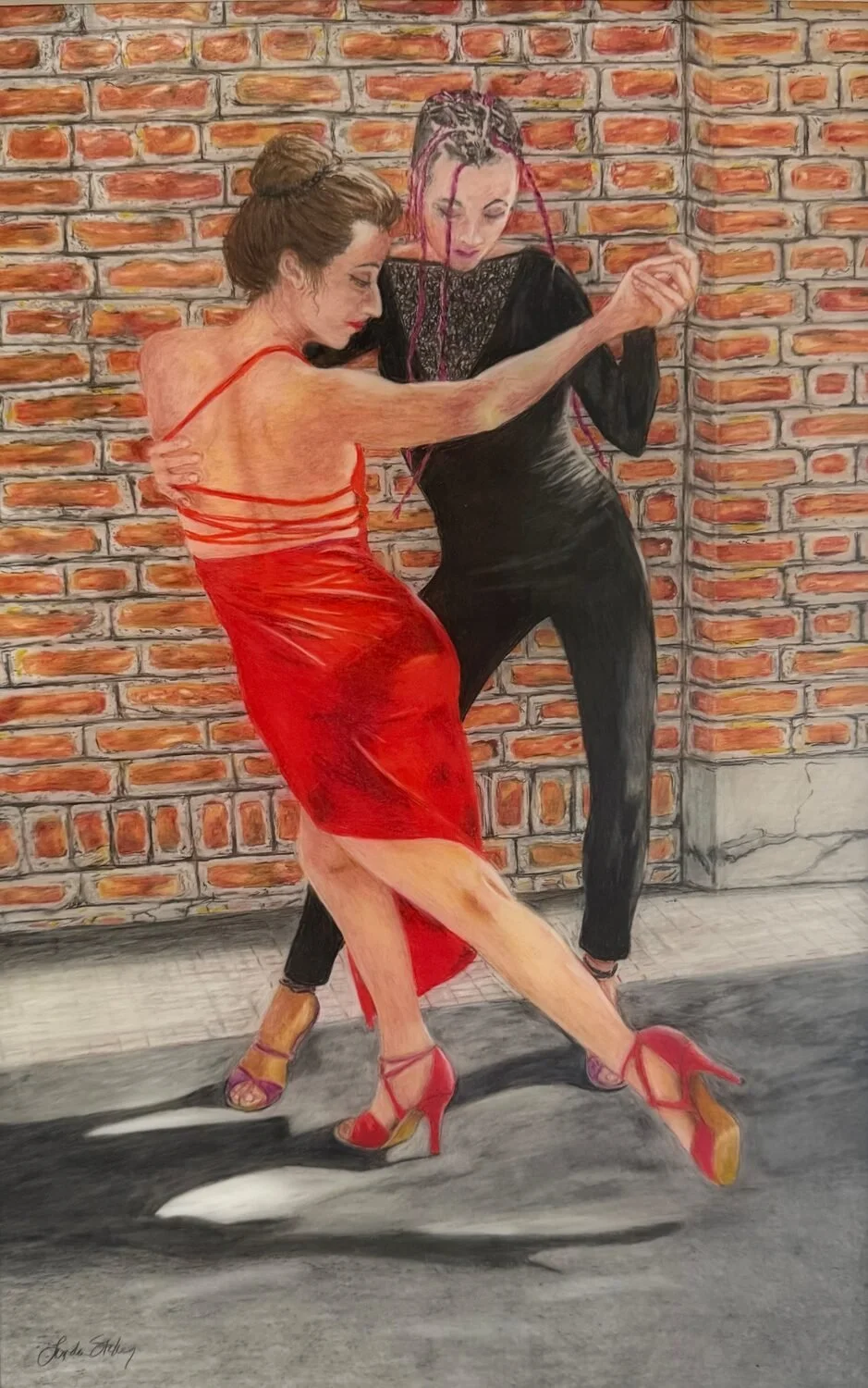 "LGBTango" by Linda Stokey
18x 12 Drawing
EMAIL:  lindazitch@gmail.com