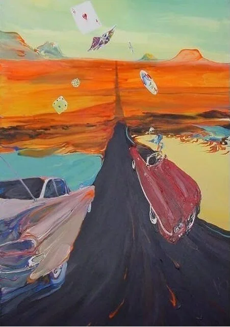 "Believin' Las Vegas" by Mari Lopez
27 x 44 Acrylic
$1,950
EMAIL: mariellenlopez@yahoo.com