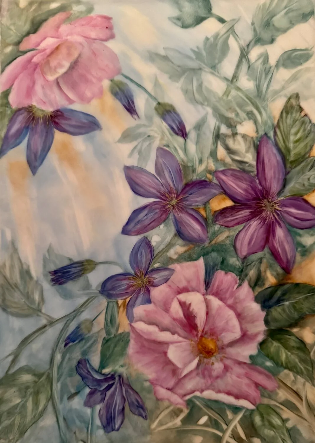 "Rays of the Sun" by Jo Thackery
22 x 16 x .5 Ceramics
EMAIL:  skydancer54@gmail.com