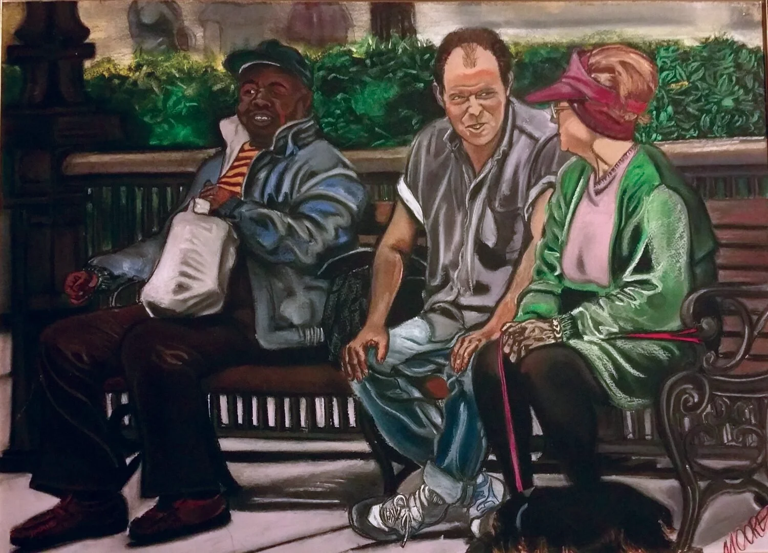 "We're All the Same Here" by Michael Moore
36 x 24 Pastel
$2000
EMAIL:  mahue246@gmail.com