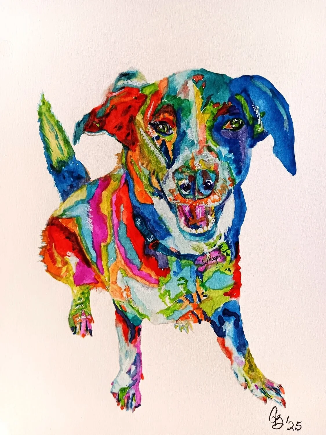 "Whoop-D-doo" by Gretch Brummer
9x12 Watercolor
The original is NFS. but prints are available for $20.
EMAIL:  dadragonlady@gmail.com