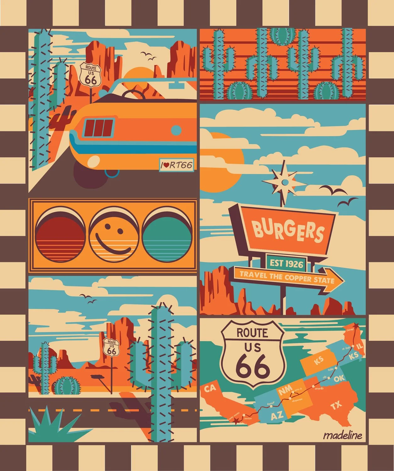 "Route 66 - Get on the Road"
16 x 20 Digital 
$50
Poster Prints 
EMAIL:  mx.meddia@gmail.com