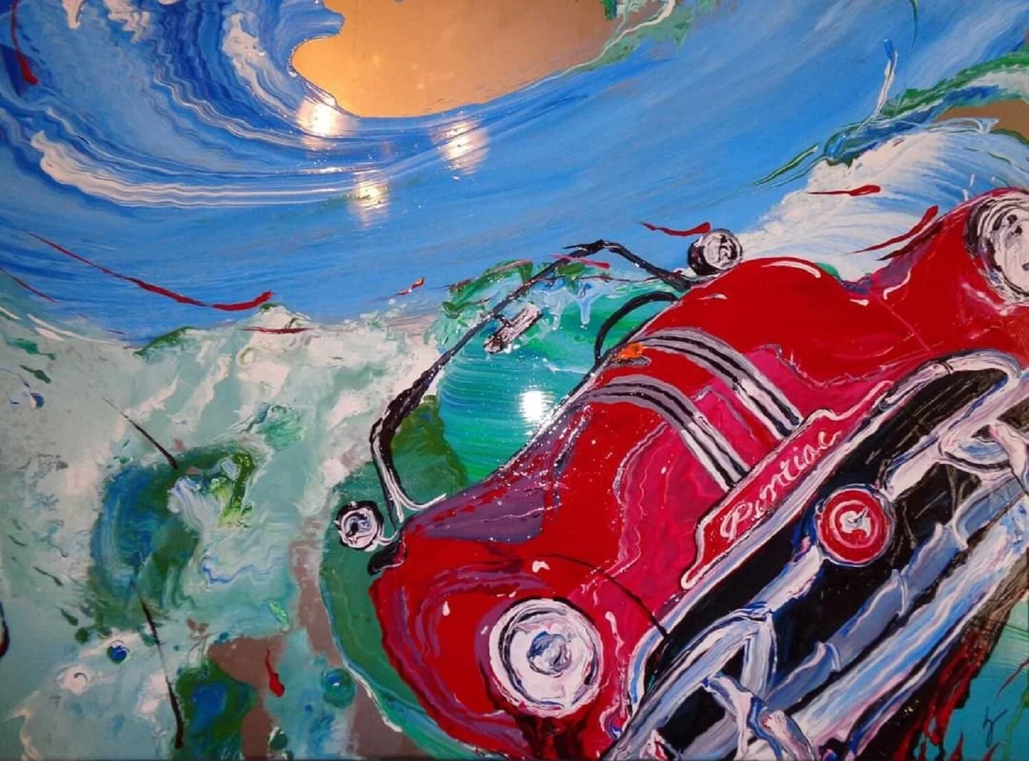 "Tidal Wave" by Mari Lopez
20 x 30 x 2 Acrylic
$1,950
EMAIL:  mariellenlopez@yahoo.com