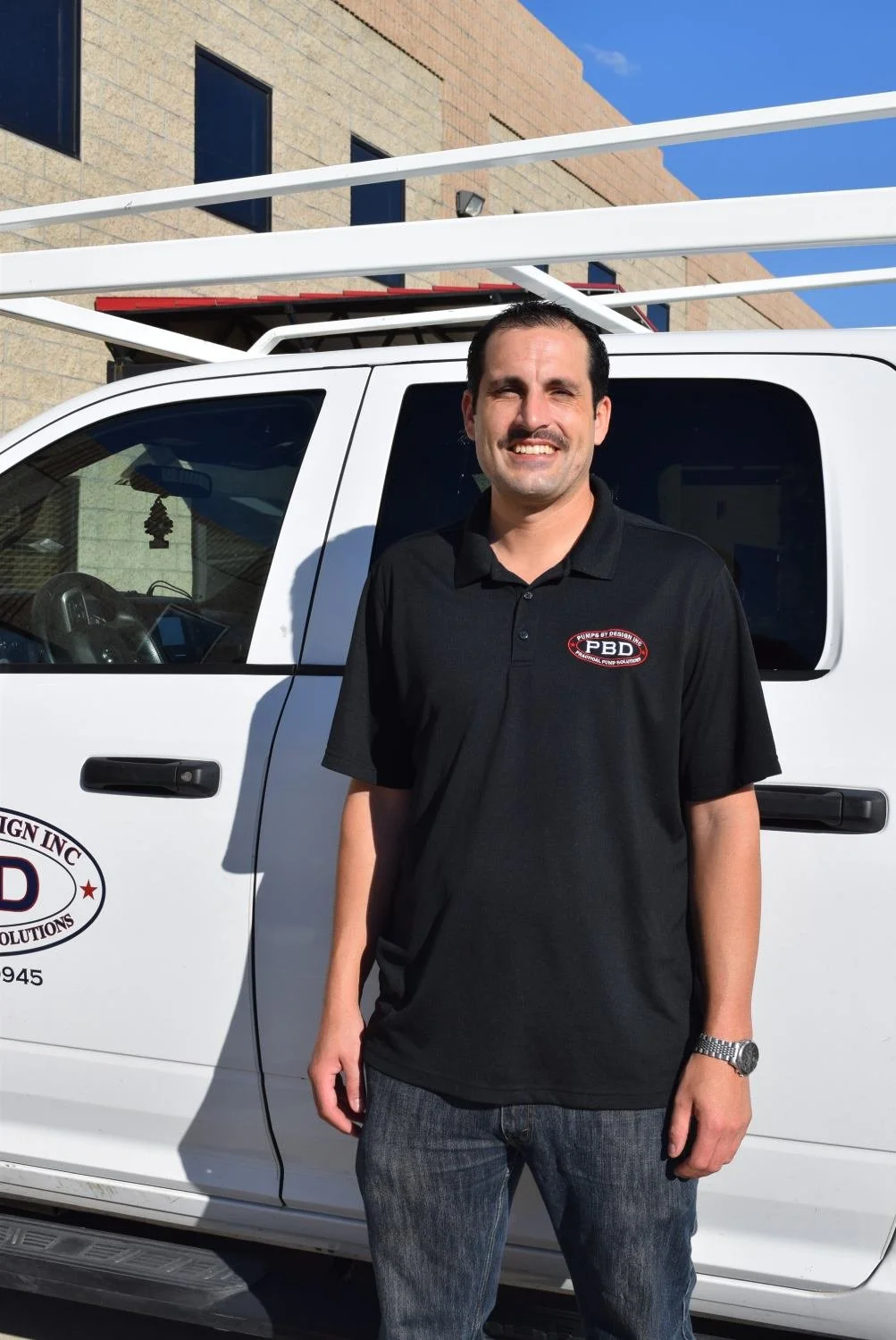 Portrait of Chris Basso, Senior Pump Specialist / CTO