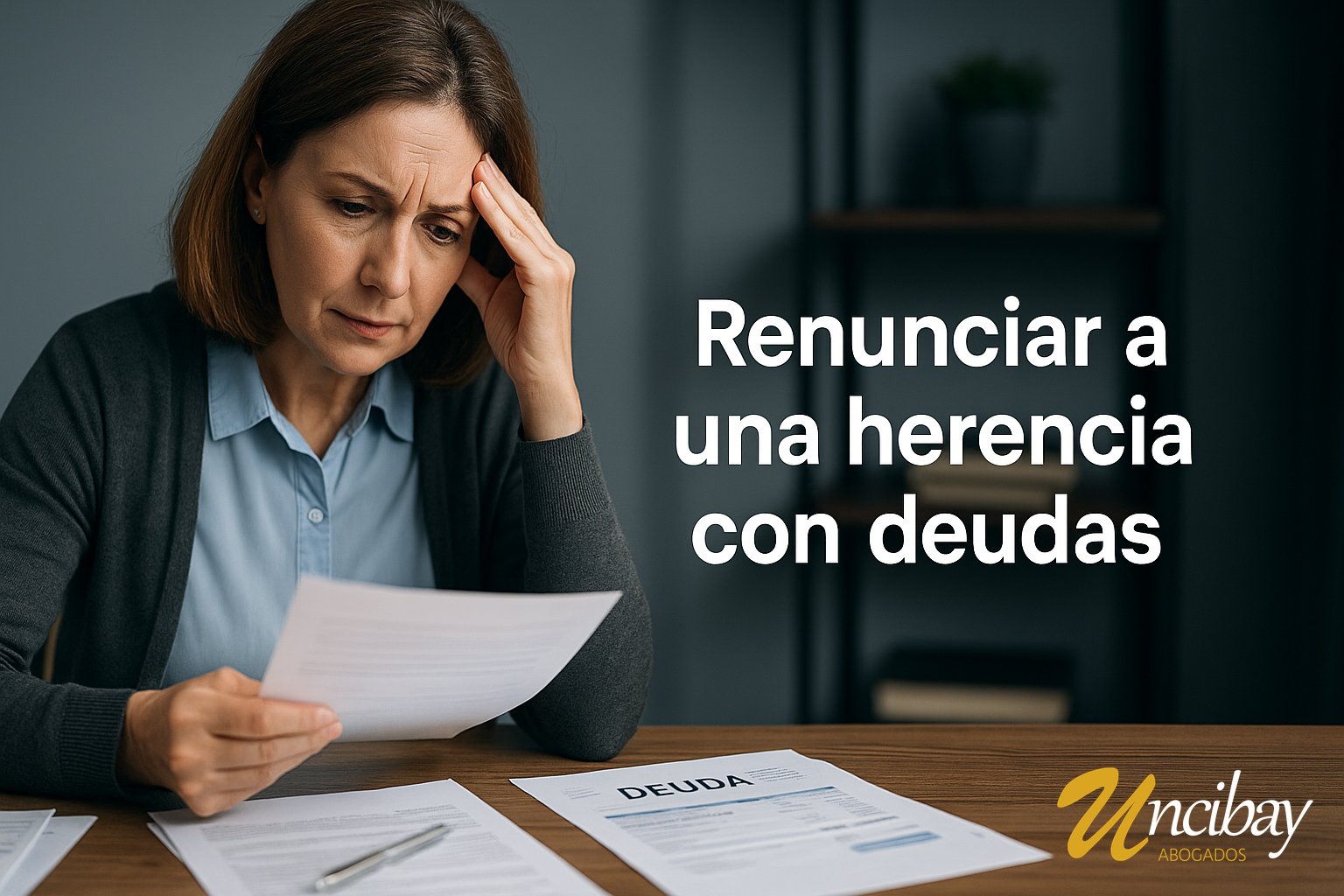 Renunciar a una herencia con deudas