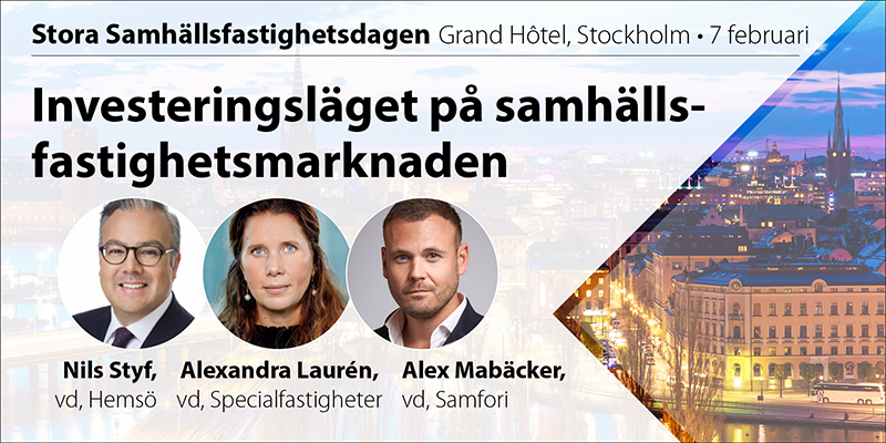 Stora Samhällsfastighetsdagen 7 februari