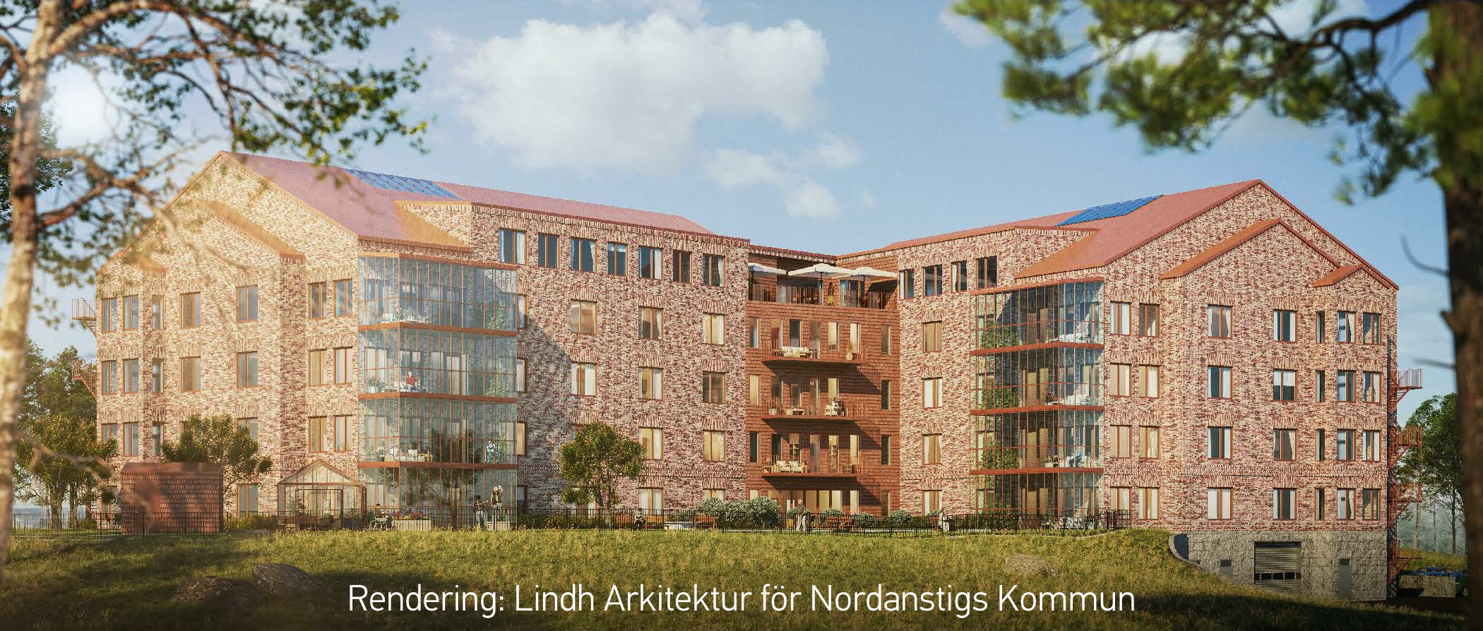Första spadtaget för framtidens äldreboende i Nordanstig