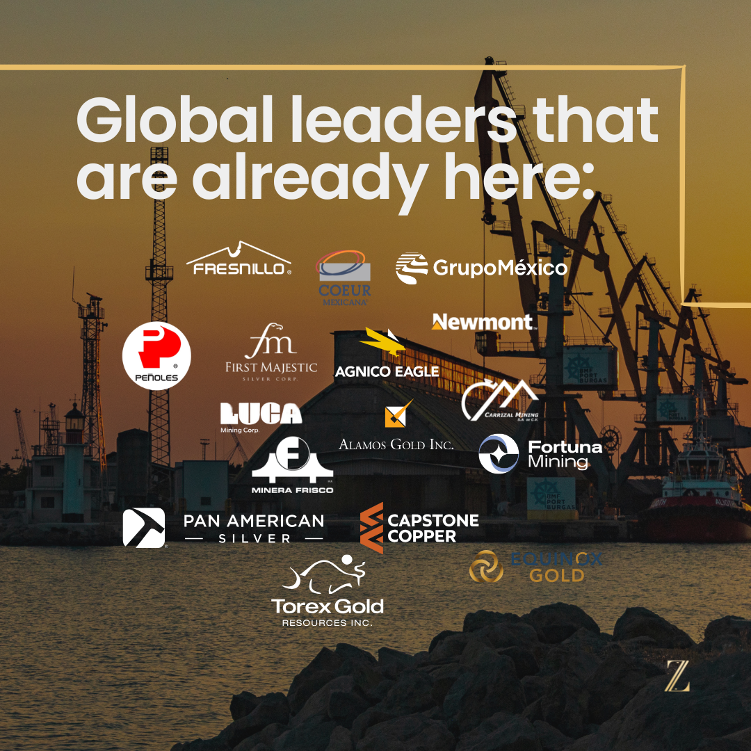 Global mining companies already operating in Mexico