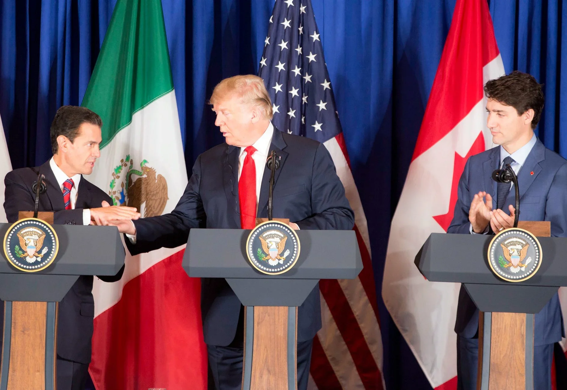 Signing of the USMCA agreement during the 2018 G20 summit