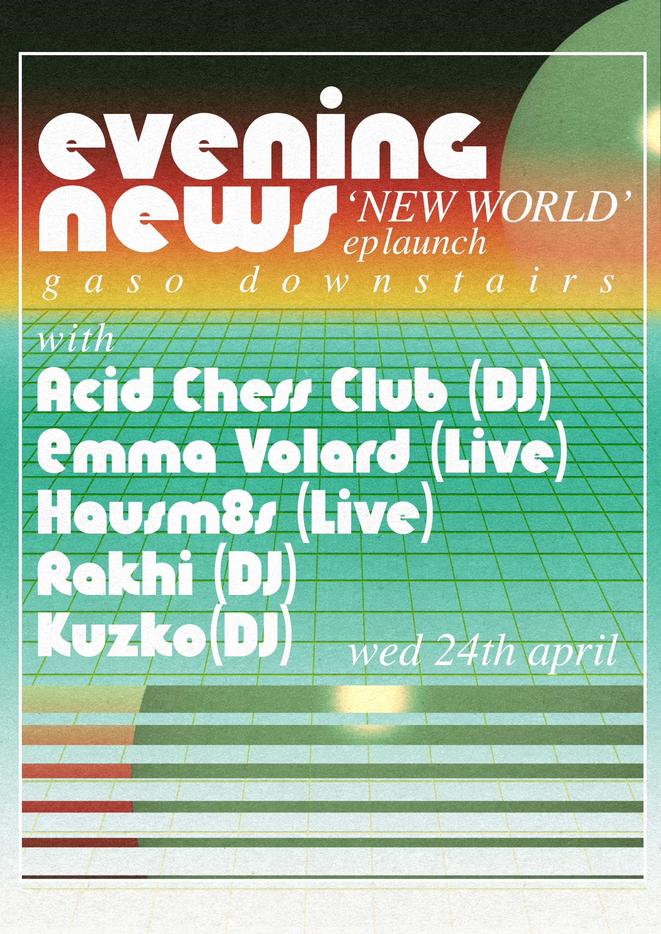 Evening News - New World EP Launch