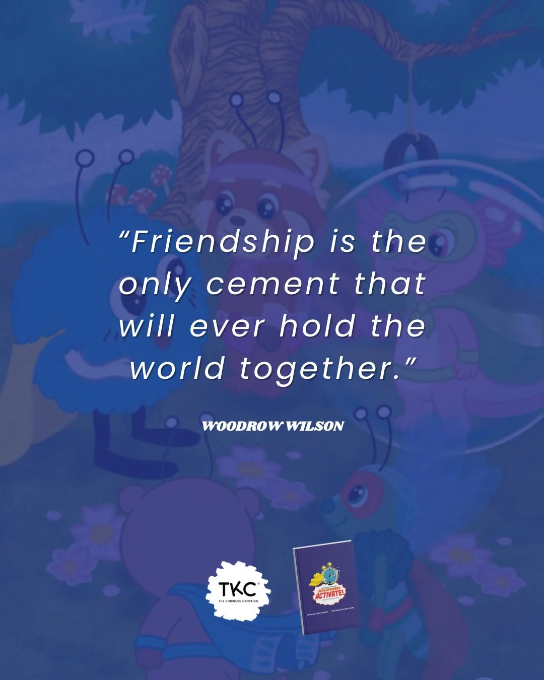 We all have the superpower of being ourselves, we just have to learn how to activate it... and what better way than TOGETHER! 🦹🦸&zwj;♀️⁠
⁠
Our second book, Enoughie Buddy&reg; and Friends: Superpowers Activate, focuses on friendship, individuality,