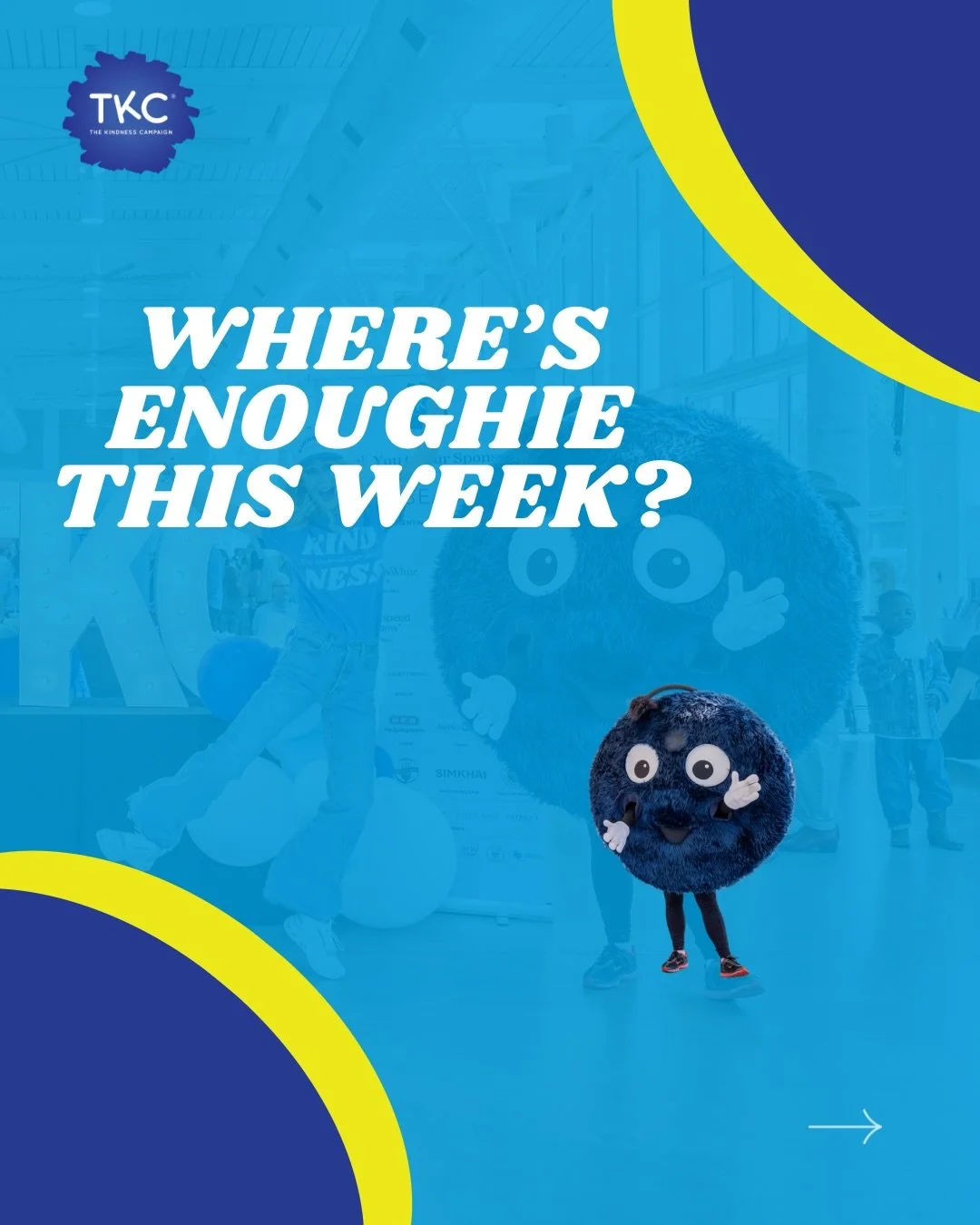Come see Enoughie and TKC this weekend!

From June 13 through July 25, @heb will &ldquo;Go Bananas,&rdquo;bringing fresh fruit, healthy snacks, and family-friendly activities to parks and summer playground sites while raising awareness for childhood 