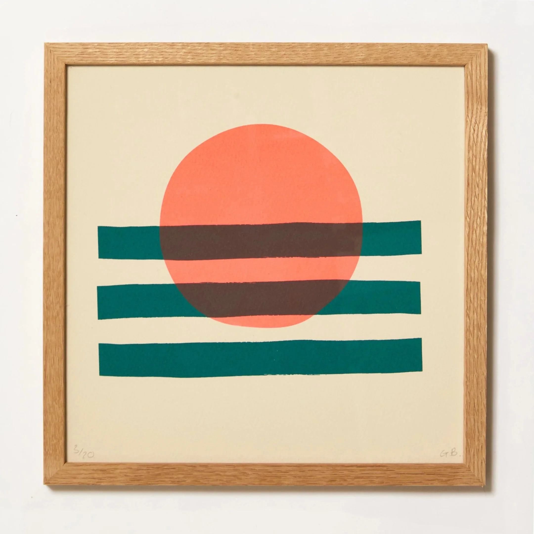 Sunny Stripes - neon red/teal - NEW