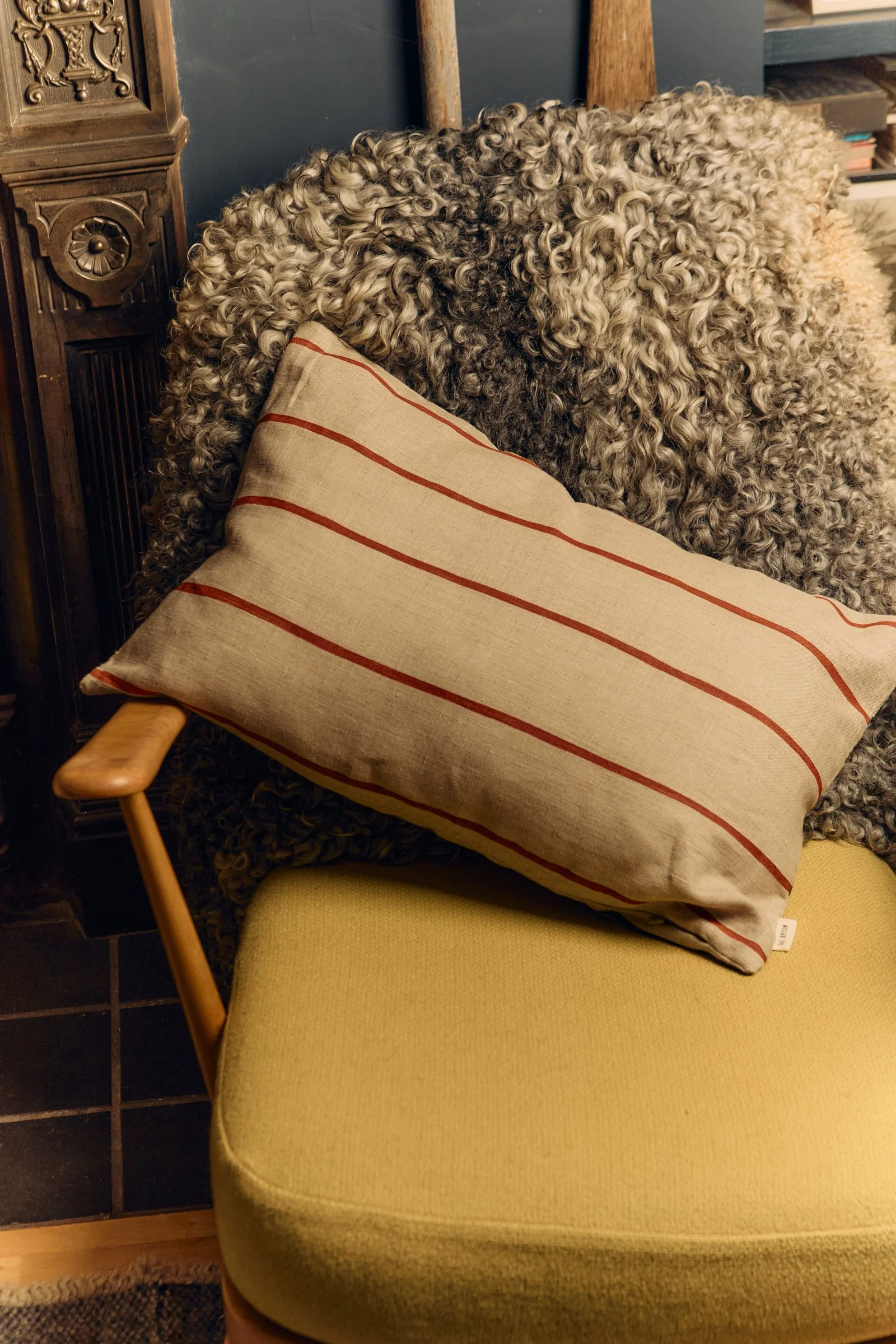 Linton Stripe Rectangular Cushion