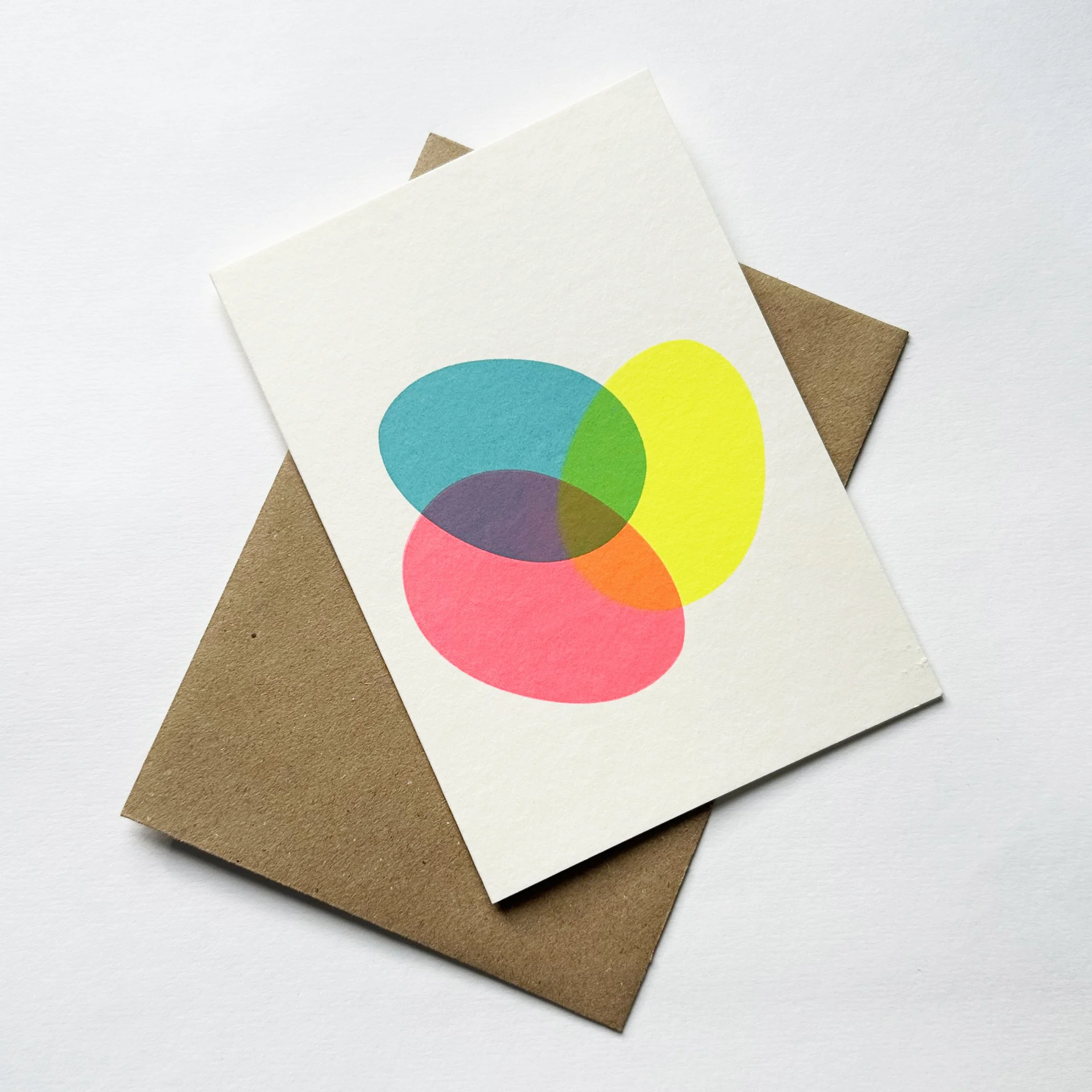 Three Egg Card - White