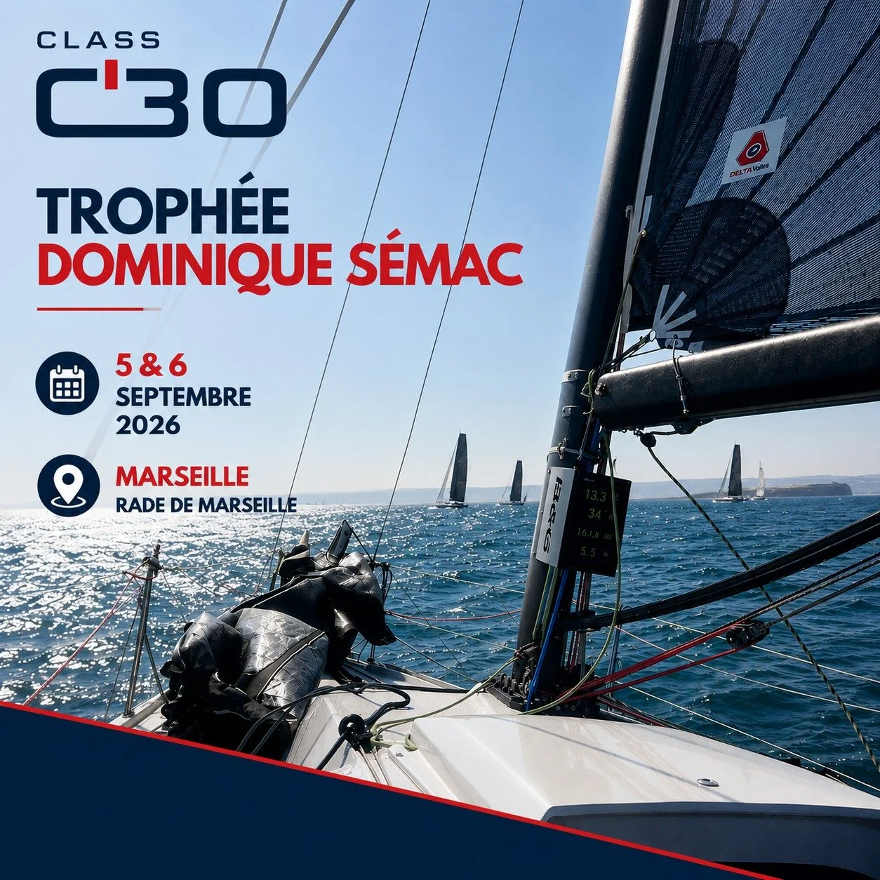 LES C30 ONT RENDEZ-VOUS &Agrave; MARSEILLE ! ⛵

La rentr&eacute;e se fera en M&eacute;diterran&eacute;e 🌊

Les 5 et 6 septembre, la flotte C30 se retrouve &agrave; Marseille &agrave; l&rsquo;occasion du Troph&eacute;e Dominique S&eacute;mac, organis