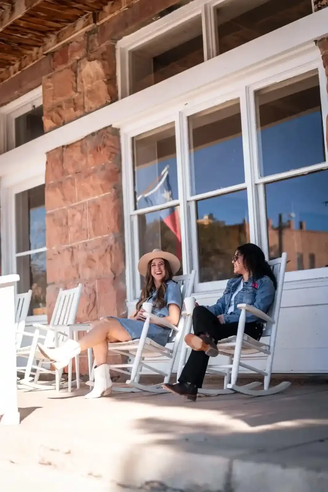 A group of women enjoy the grounds at Hotel Limpia. Groups are eligible for discounted rates when they speak with the sales team.