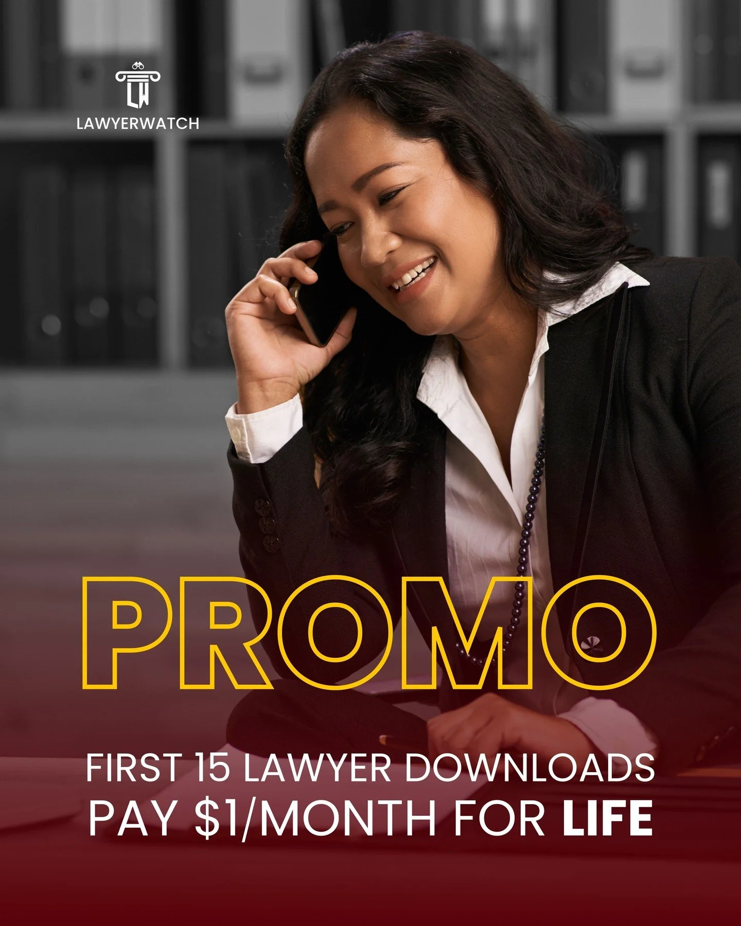 A new app to make your firm bigger! Limited time offer available to Florida attorneys when you try out LaywerWatch.

Here&rsquo;s what you&rsquo;ll get:
✔️ Set your schedule and receive leads during legal emergencies or non-emergencies 
✔️ Appear in 