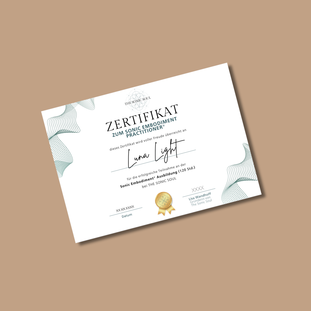 Sound Healing Voice Empowerment Embodiment Certificate