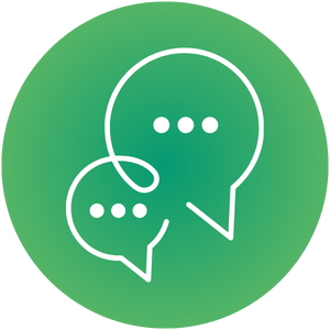 Black and white line drawing of a camera with a person taking a photo.