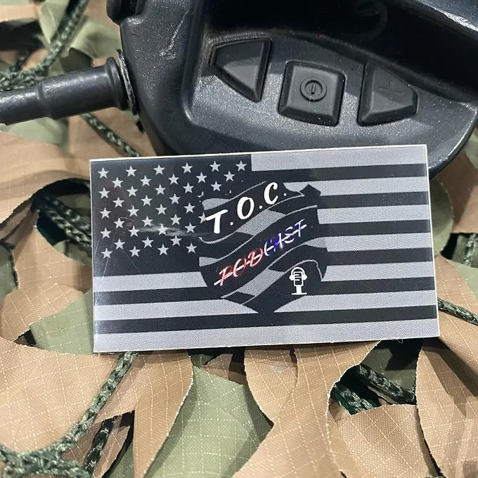 T.O.C. Flag Sticker