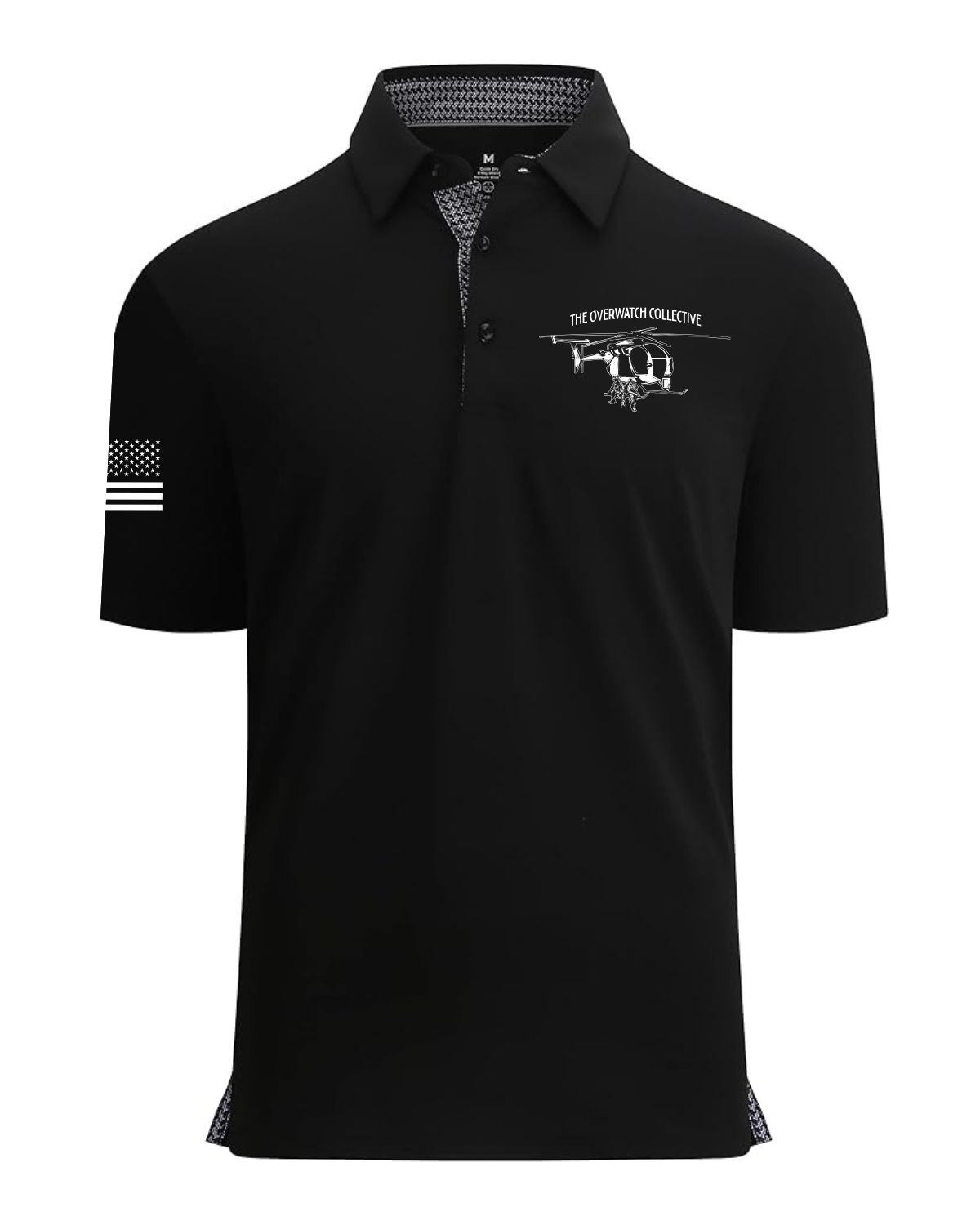 Black Golf Polo Front.png