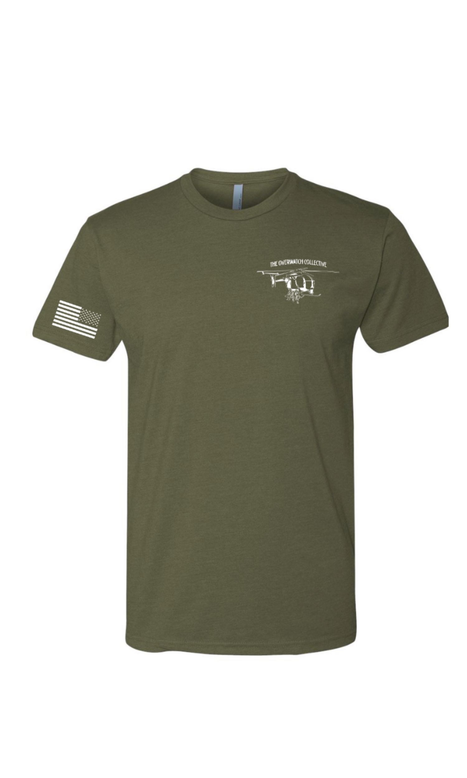 Front Army Green Helo T-Shirt.png
