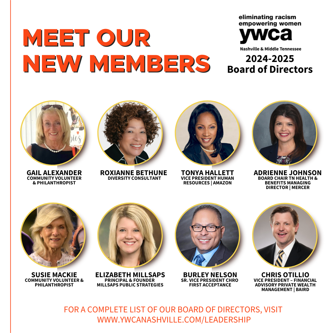 YWCA Names New Members to Board of Directors, Elevates Three Senior ...