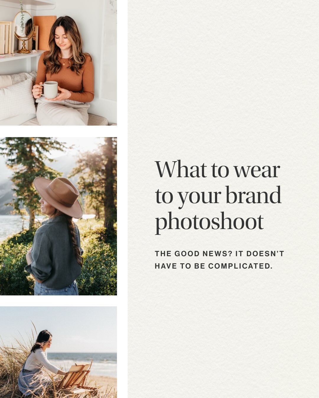 If you&rsquo;ve ever stared at your closet before a brand shoot thinking &ldquo;nothing feels right&rdquo; 😩... you&rsquo;re not alone.

What you wear isn&rsquo;t just about looking good &ndash;  it&rsquo;s about visually expressing your brand, your