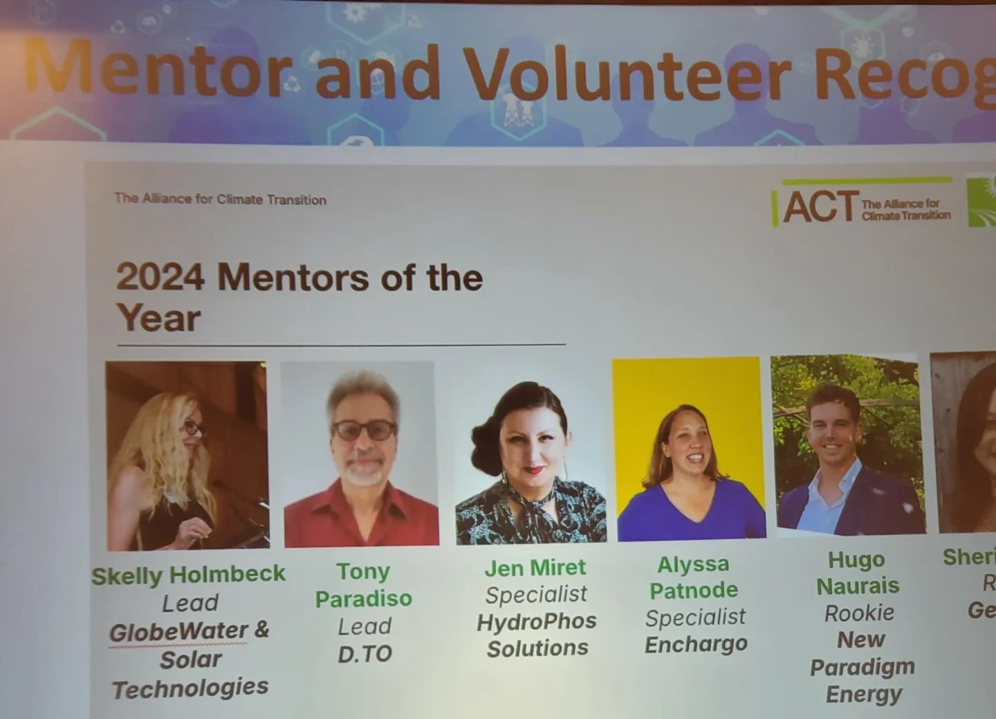 Great to see Skelly up there as Globe's 2024 lead mentor of the year for the Cleantech Open finale!  Special shout out to Jen Miret too for offering to support us during the crucial end of program crunch! #cleantechopen #actionforclimate #climateresi