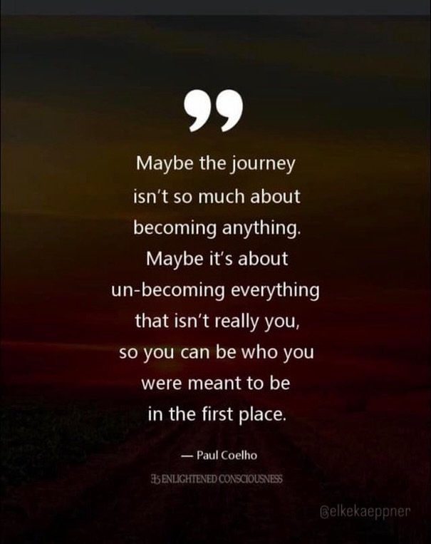 Maybe growth isn&rsquo;t always about adding more.

More knowledge. More accomplishments. More ways to improve ourselves.

Maybe the deeper journey is an undoing &mdash; letting go of the identities, expectations, and ideas of who we think we need to