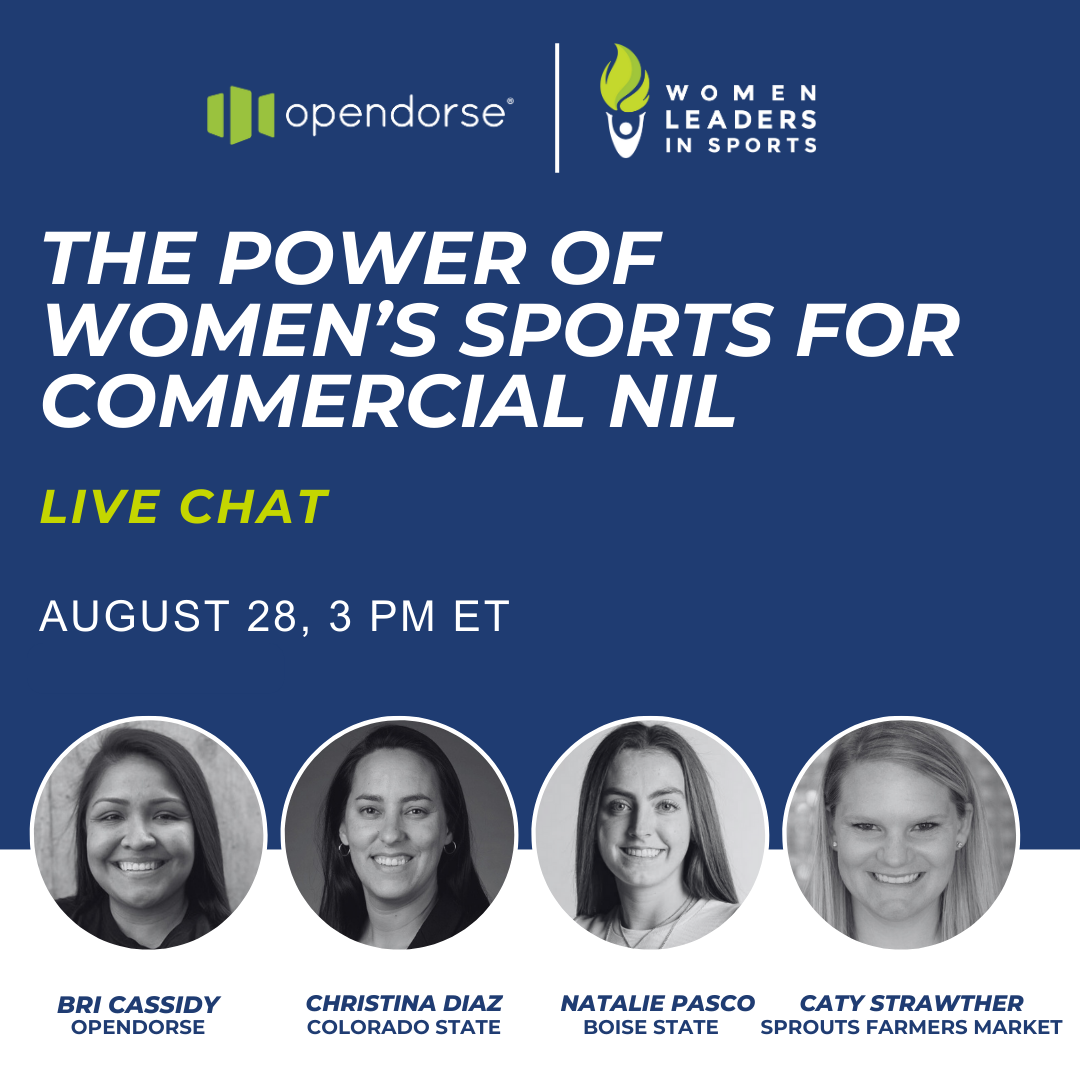 Live Chat: The Power of Women's Sports for Commercial NIL