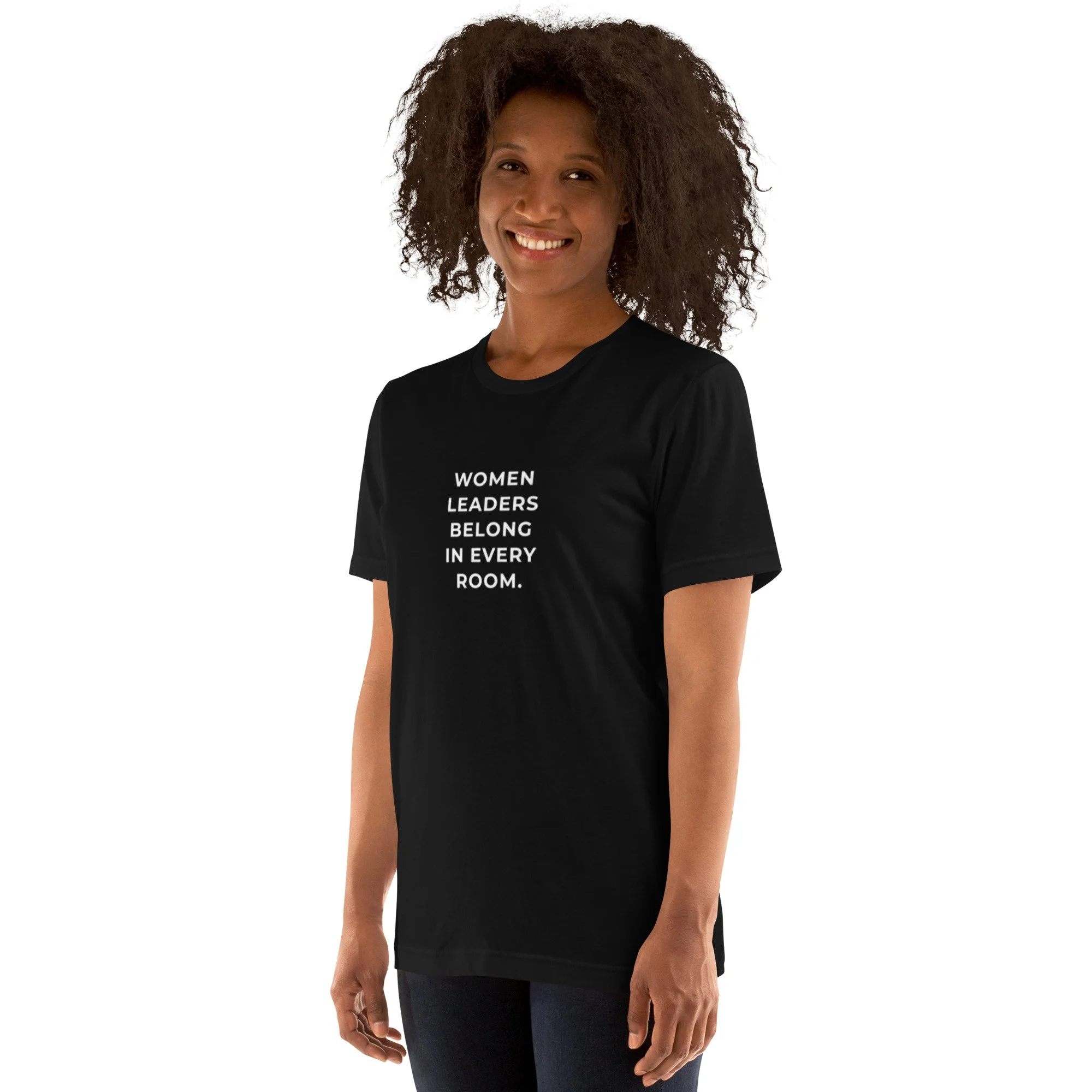 Black Blazer Tee - Women Leaders Belong in Every Room