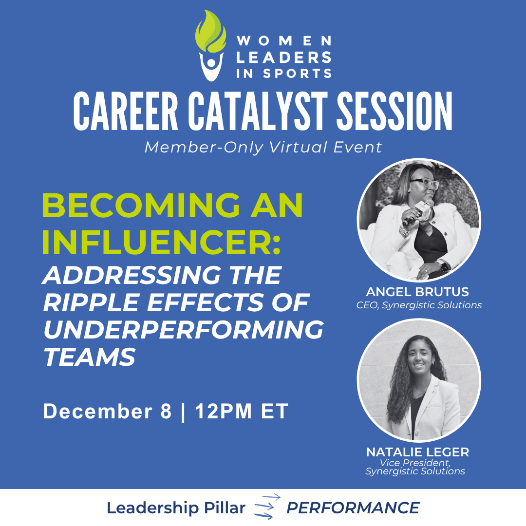 Career Catalyst: Becoming an Influencer: Addressing the Ripple Effects of Underperforming Teams