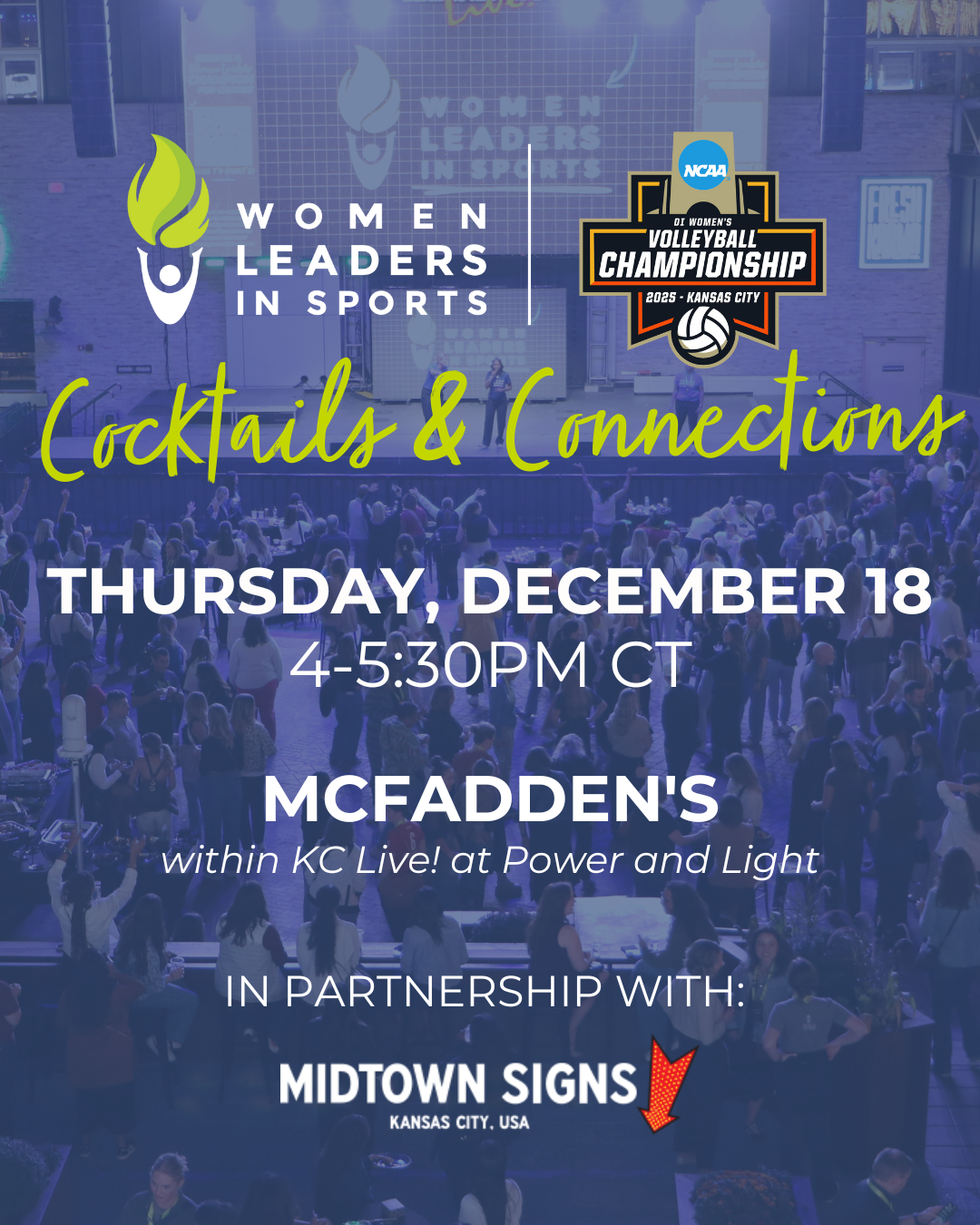 Cocktails & Connections: NCAA Volleyball Championship