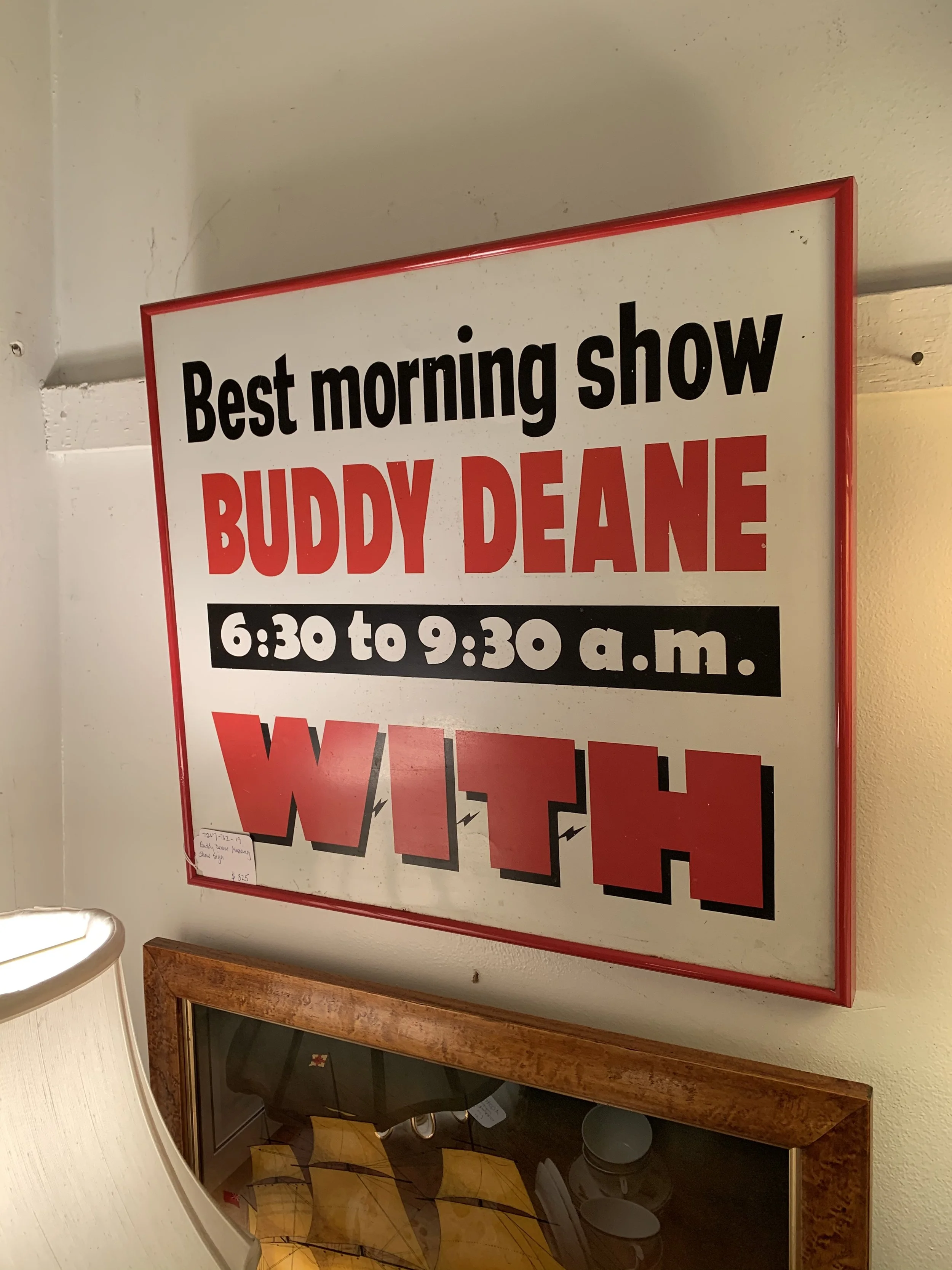 Studio replica of Lolas debut on the Buddy Deane show, with the words 'Best morning show'.