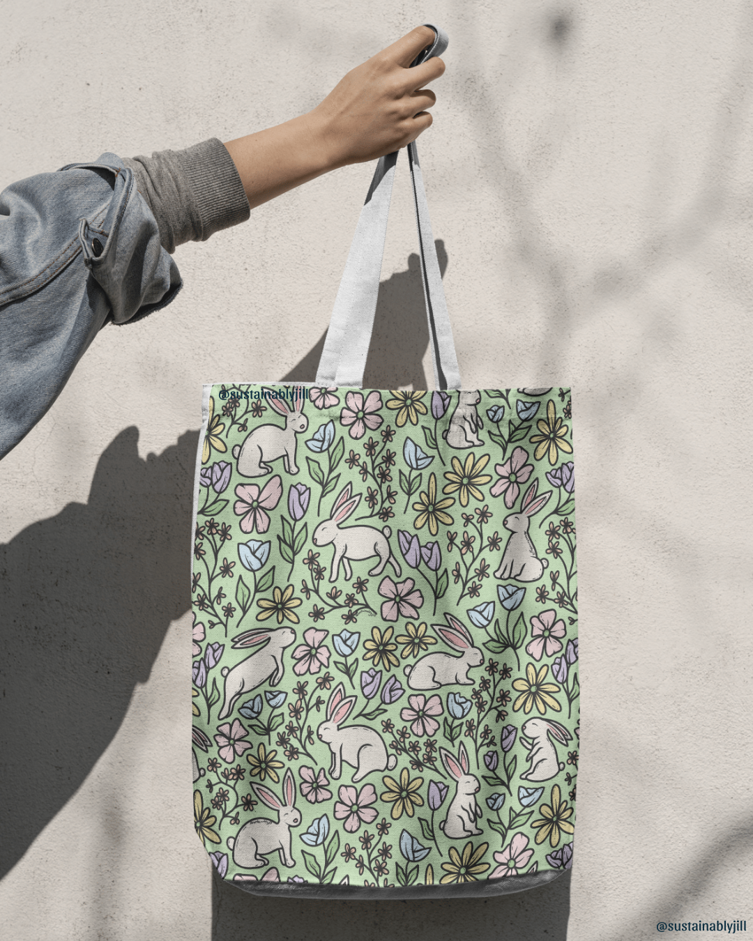 Easter Bunnies Pattern- Mockup