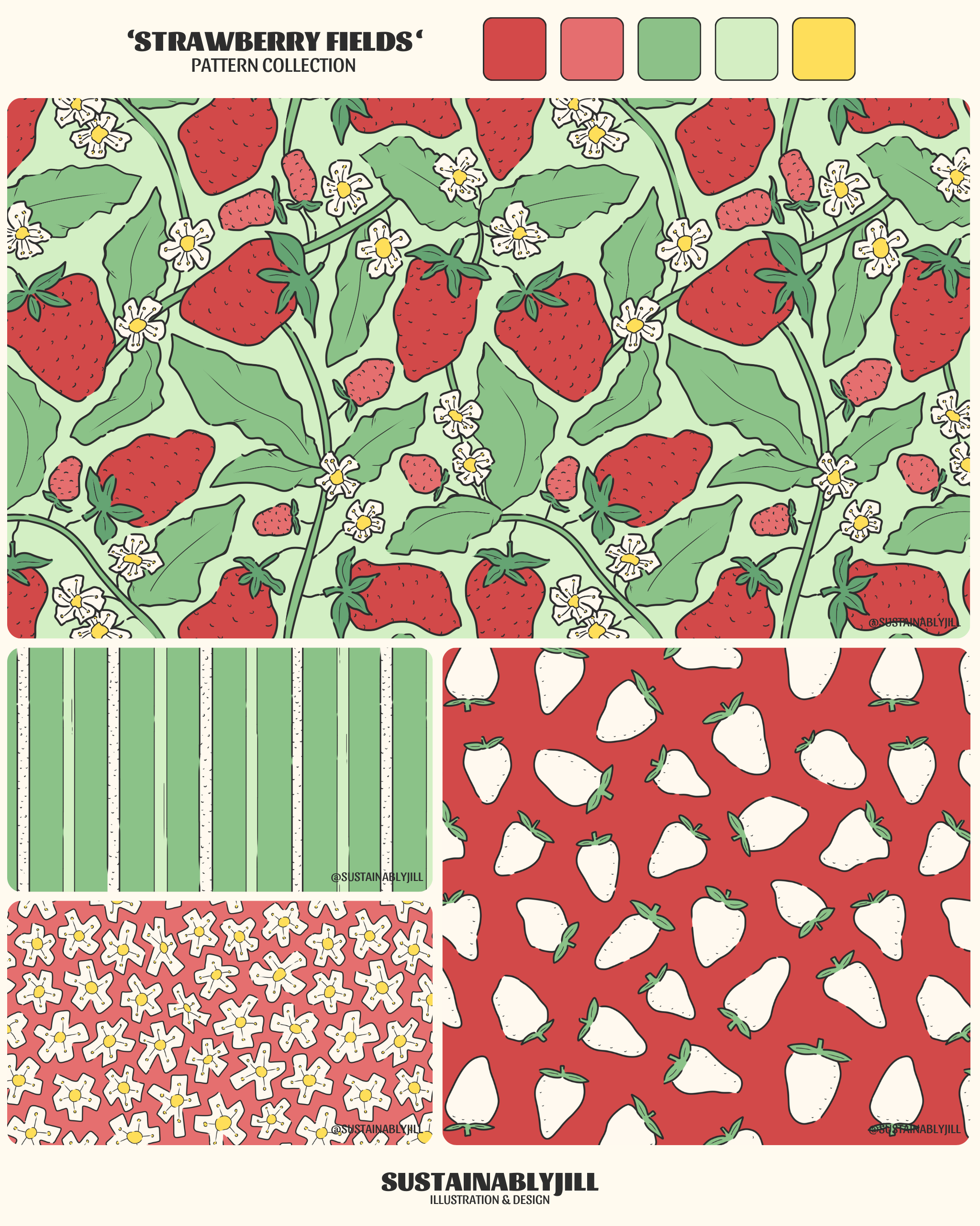 Strawberry Fields- Pattern Collection
