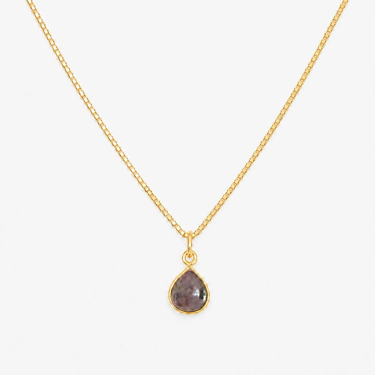 Cassia – Geburtsstein Kette Juli (Rubin)