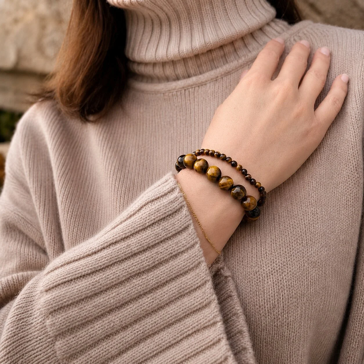 Männer Tigerauge Armband von nelglow