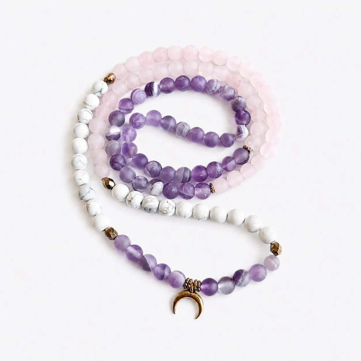 Amethyst Mala Kette ‘Stillness’