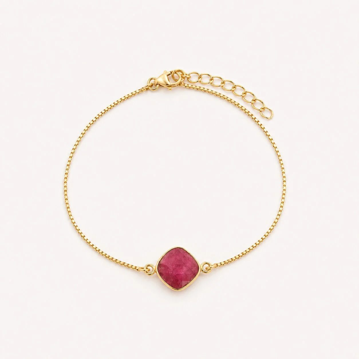 Althea Geburtsstein Armband Juli – Rubin