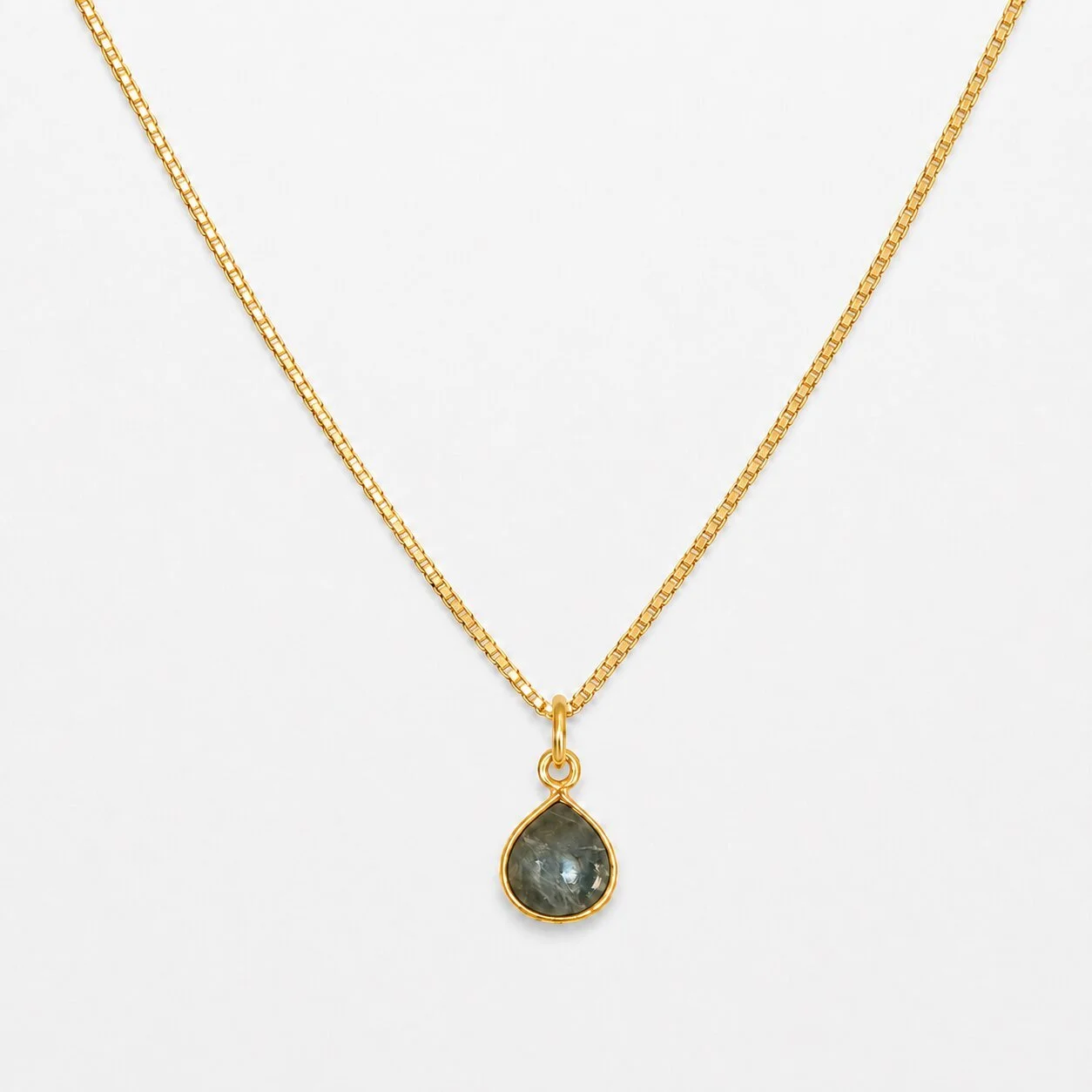 Cassia – Geburtsstein Kette September (Saphir)