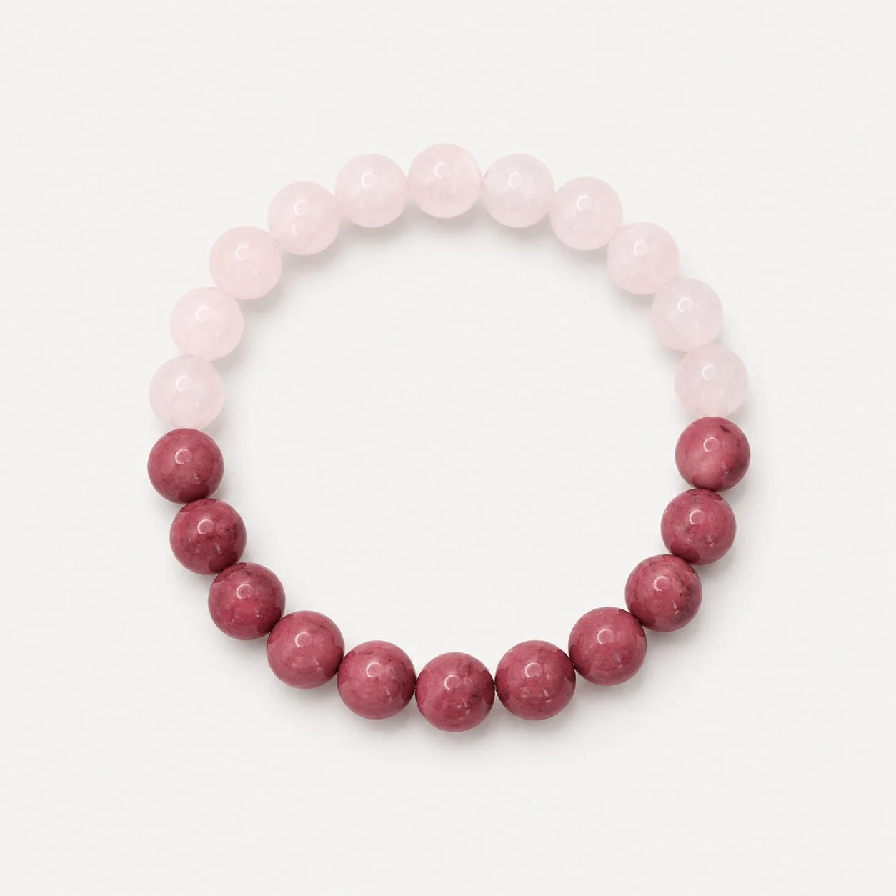 Rosenquarz Armband 'Grace'