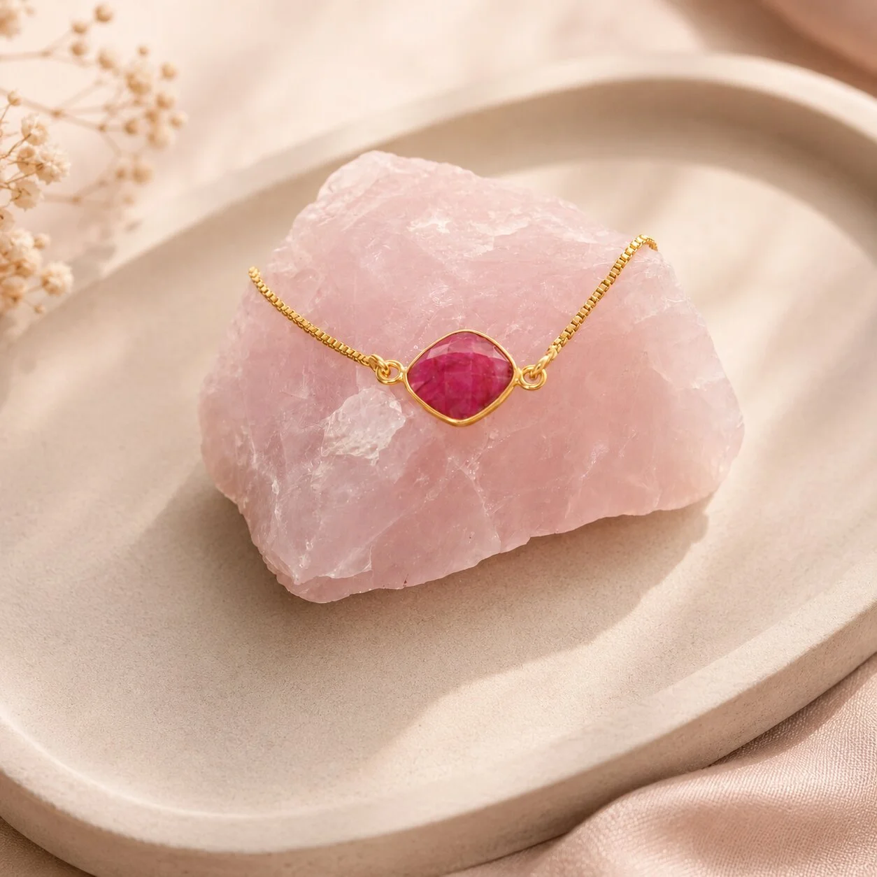Geburtsstein Armband Juli fur frauen bei nelglow